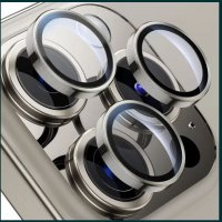 Стъклени Рингове за Камера за Apple iPhone 15 Pro | 15 Pro Max Plus, снимка 4 - Фолия, протектори - 42334475