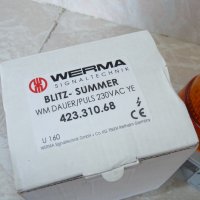 Мигащ зумер Werma 423.310.68 и сензор, снимка 5 - Друга електроника - 41979045