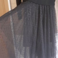 Черна дамска рокля с тюл, снимка 6 - Рокли - 35724705