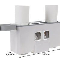 Автоматичен дозатор за две пасти за зъби, снимка 6 - Органайзери - 40684064