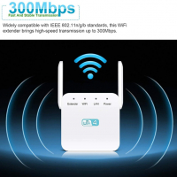 300Mbps безжичен WiFi повторител разширителен усилвател 802.11N Wi Fi, снимка 1 - Рутери - 36328324