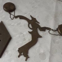 Гейша  - декоративна везна, месинг бронз теглилка фигура жена, снимка 11 - Статуетки - 41964955