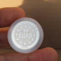 10 евро 1998-ма година Германия, снимка 2 - Нумизматика и бонистика - 44227286