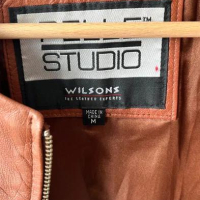 Wilsons Leather - кожено яке, снимка 3 - Якета - 44824008