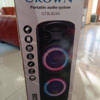 Аудио система Crown GTB-8240, снимка 1 - Тонколони - 42648765