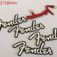 Алуминиеви емблеми за тонколони ’’Fender’’ - 51 мм./ 18 мм., снимка 1 - Аксесоари и консумативи - 38931651