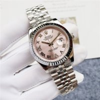 Дамски часовник Rolex Lady-Datejust Pink Roman с автоматичен механизъм, снимка 2 - Дамски - 40995193