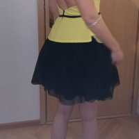 Дамска рокля с гол гръб и тюл размер М EU38, снимка 8 - Рокли - 35814922