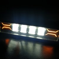7D Супер мощен халоген, Led Bar 15,5 cm бяла и жълта светлина, снимка 4 - Аксесоари и консумативи - 41994890