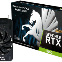 Gainward GeForce RTX 3050 PEGASUS NVIDIA 8 GB GDDR6 128 bit, снимка 1 - Видеокарти - 44834332