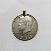 Медальон 1/2  сребърен долар, снимка 1 - Нумизматика и бонистика - 38628893