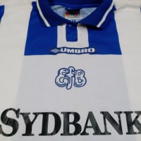 ESBJERG Есберг Дания 1999/00 оригинална футболна тениска UMBRO фланелка за футбол с номер 11, снимка 2 - Футбол - 41701635