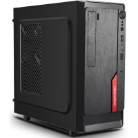 Кутия Segotep Mini Black-Red, mATX/MINI-ITX, 1 x USB3.0, 350W , снимка 1 - Захранвания и кутии - 42558745