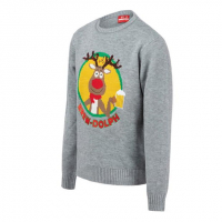 Мъжки Коледен пуловер Рудолф, снимка 3 - Пуловери - 36371589