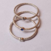 Сребърен пръстен с циркон, снимка 4 - Пръстени - 21681529