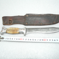  Стар български нож туристически нож -124 , снимка 1 - Други ценни предмети - 36487123