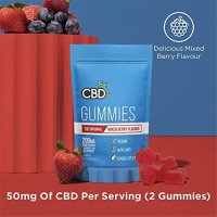 Нови 3 опаковки CBDfx високоякостни ягодови бонбони добавки витамини, снимка 6 - Други - 42003467