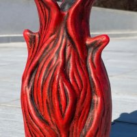 Керамична ваза , снимка 3 - Саксии и кашпи - 44430755