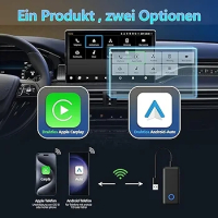 Sanyee Wired to Wireless Carplay & Android Car 2 in 1 адаптер, снимка 2 - Аксесоари и консумативи - 44560692