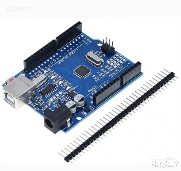 Микроконтролерна платка-Arduino UNO R3, снимка 1