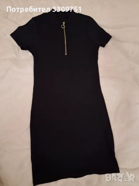 Дамска черна рокля Sinsay, снимка 1