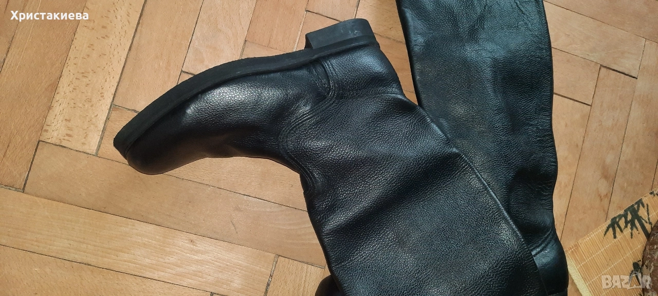 Много здрави военни кожени ботуши от СССР, снимка 1