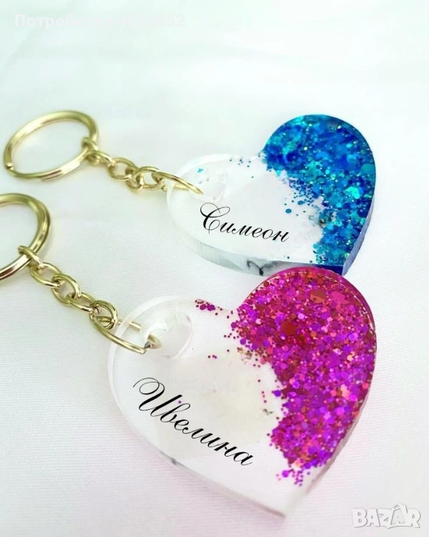 2 бр Ключодържатели за двойки, снимка 1