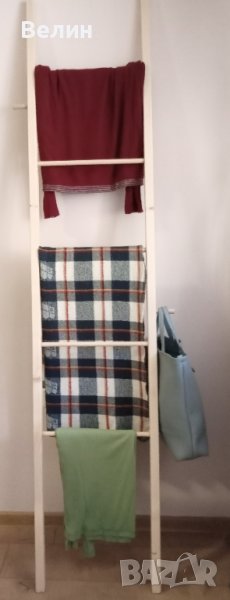 стълба дървена декоративна, снимка 1