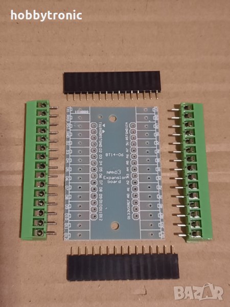 Arduino Nano terminal adapter - платка с винтови клеми, снимка 1