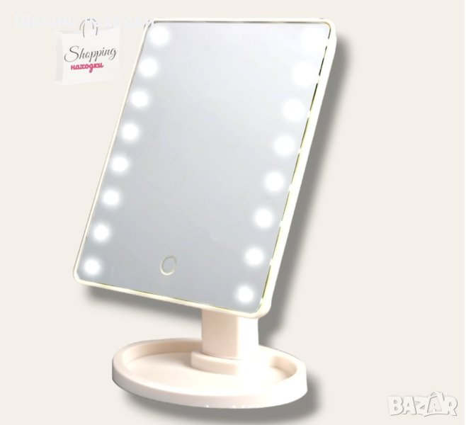 Единично огледало с LED осветление, снимка 1
