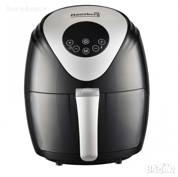 Фритюрник с горещ въздух Hausberg HB-2255, 1500 W, 2.6L, Дигитален, Таймер, снимка 1