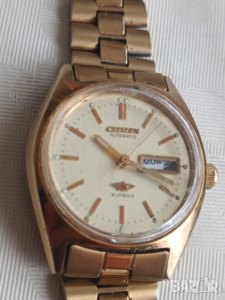 Часовник Citizen automatic 21 jewels позлата , снимка 1