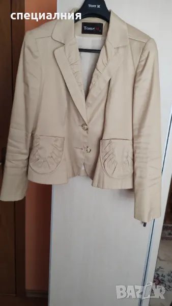 дамско сако бежаво, снимка 1