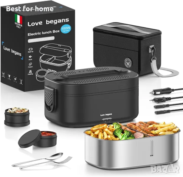 100W електрически нагревател за храна, снимка 1