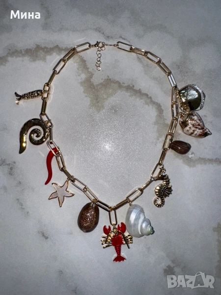 Колие с мъниста ръчна изработка, снимка 1