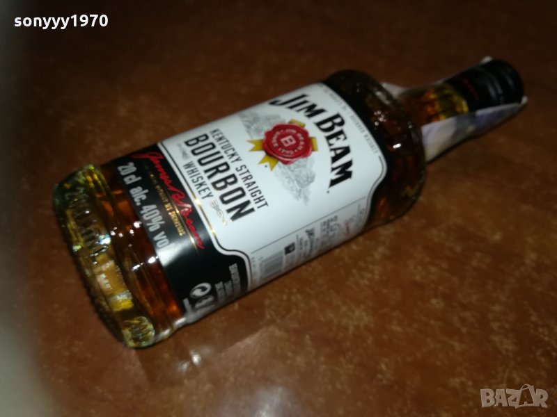 JIM BEAM 200ML-МАЛКО ПРАЗНО СТЪКЛО 1710211751, снимка 1