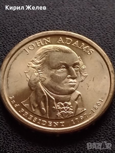 Възпоменателна монета 1 долар JOHN ADAMS 2 президент на САЩ (1797-1801) за КОЛЕКЦИЯ 38089, снимка 1