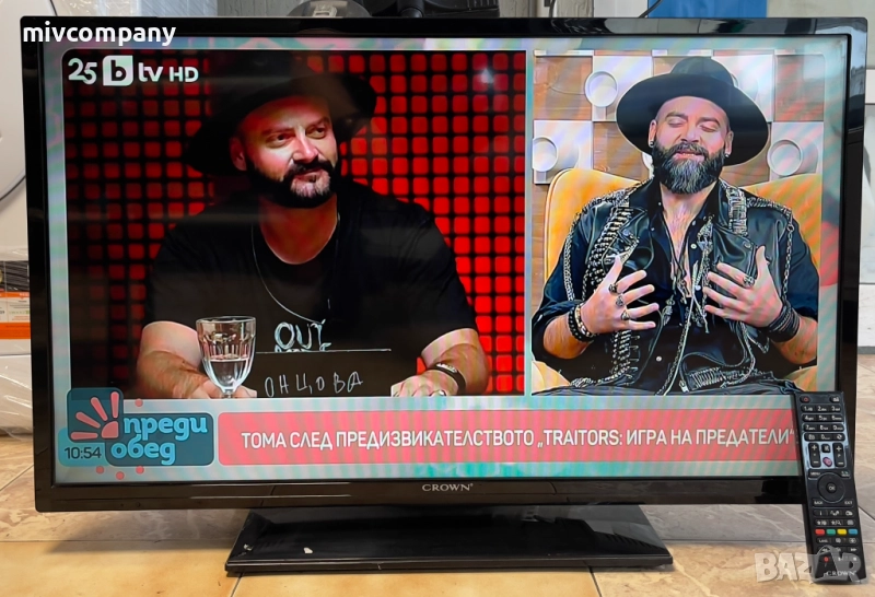 Телевизор 32" Crown HD Ready LED , 32100, DVB-T/C, USB, снимка 1