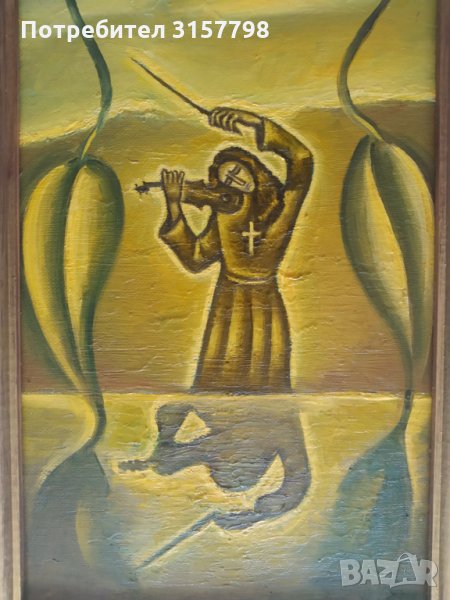 картина-музикант, снимка 1