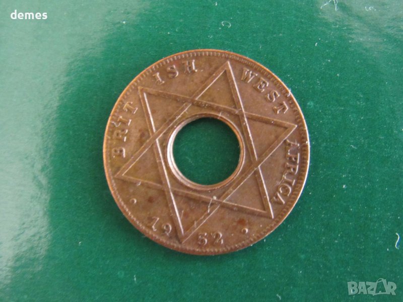 Британска Западна Африка - 1/10 пени, 1952 г. - 45L, снимка 1