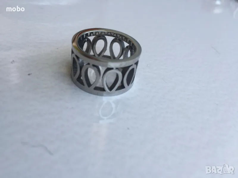 Красив нова сребърна халка,тегло 5.64г,проба 925. , снимка 1