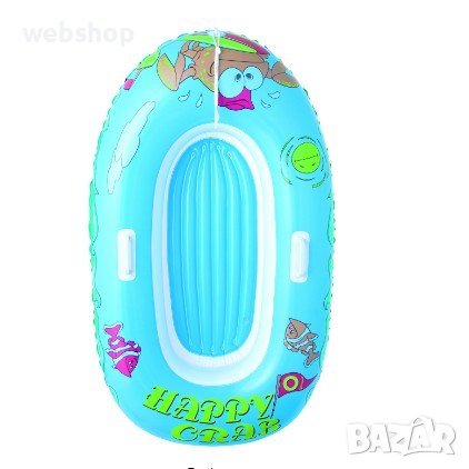 ДЕТСКА НАДУВАЕМА ЛОДКА 135Х89СМ, снимка 1