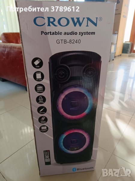 Аудио система Crown GTB-8240, снимка 1