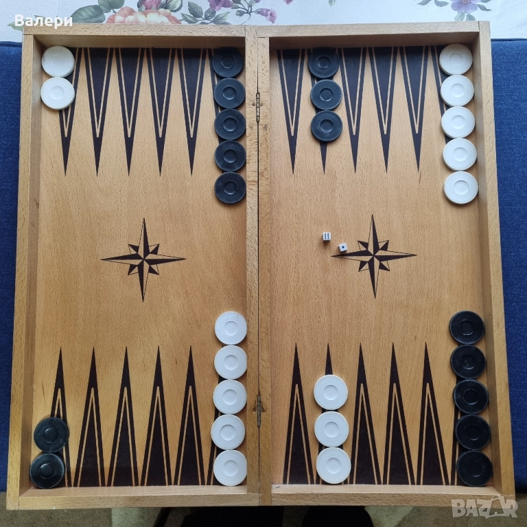 Класическа BG.Дървена табла от Соца, снимка 1