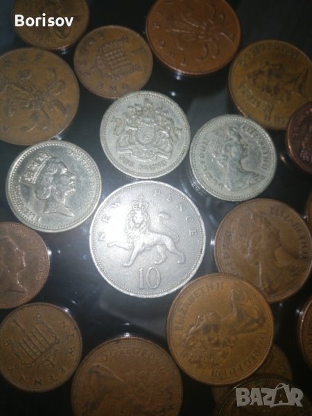 Английски и словенски монети , снимка 1