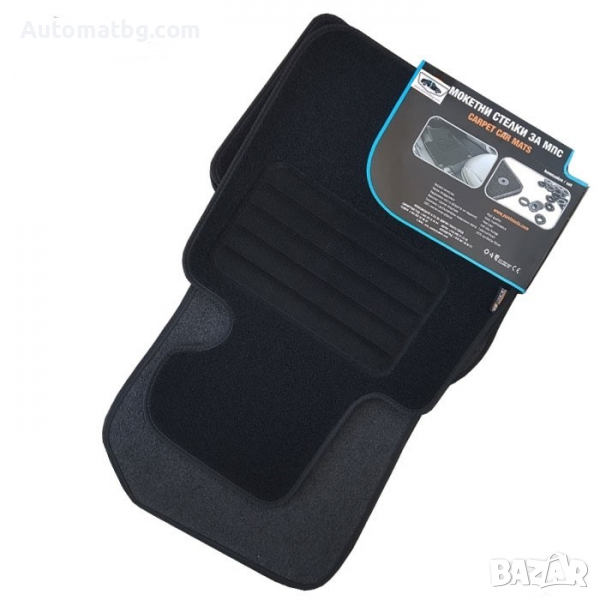 Мокетни стелки Automat, За FORD KUGA 1515, Черни, снимка 1