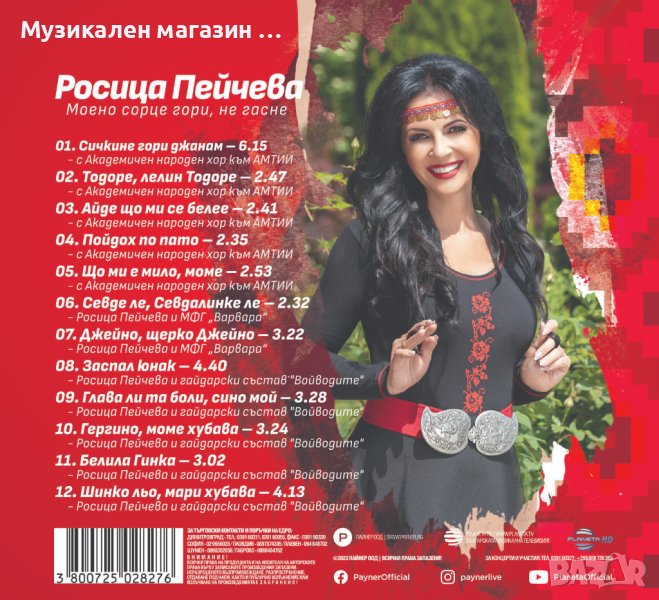 Росица Пайчева-Моено сорце гори, не гасне, снимка 1