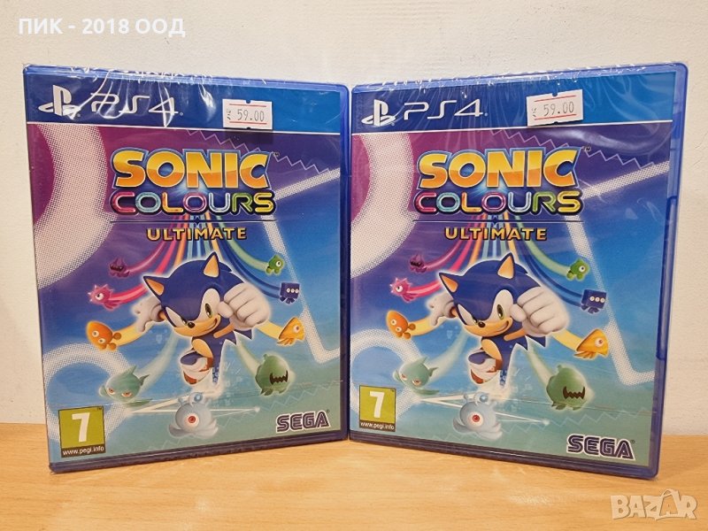 Чисто нова игра Sonic Colours Ultimate за PS4, снимка 1