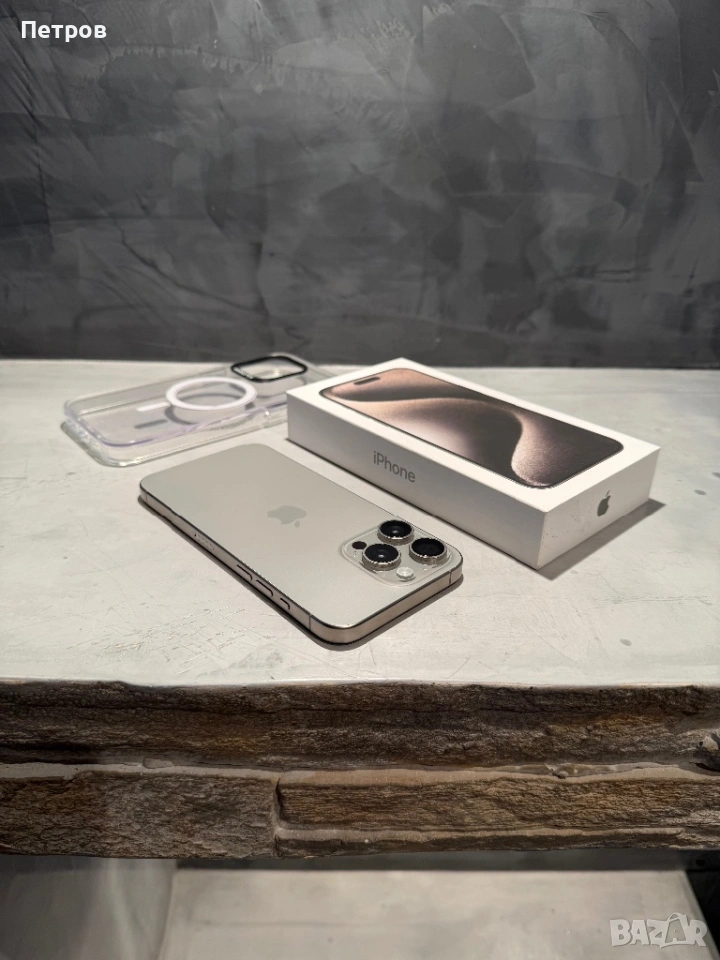 КАТО ЧИСТО НОВ Iphone 15 Pro Max + подарък, снимка 1