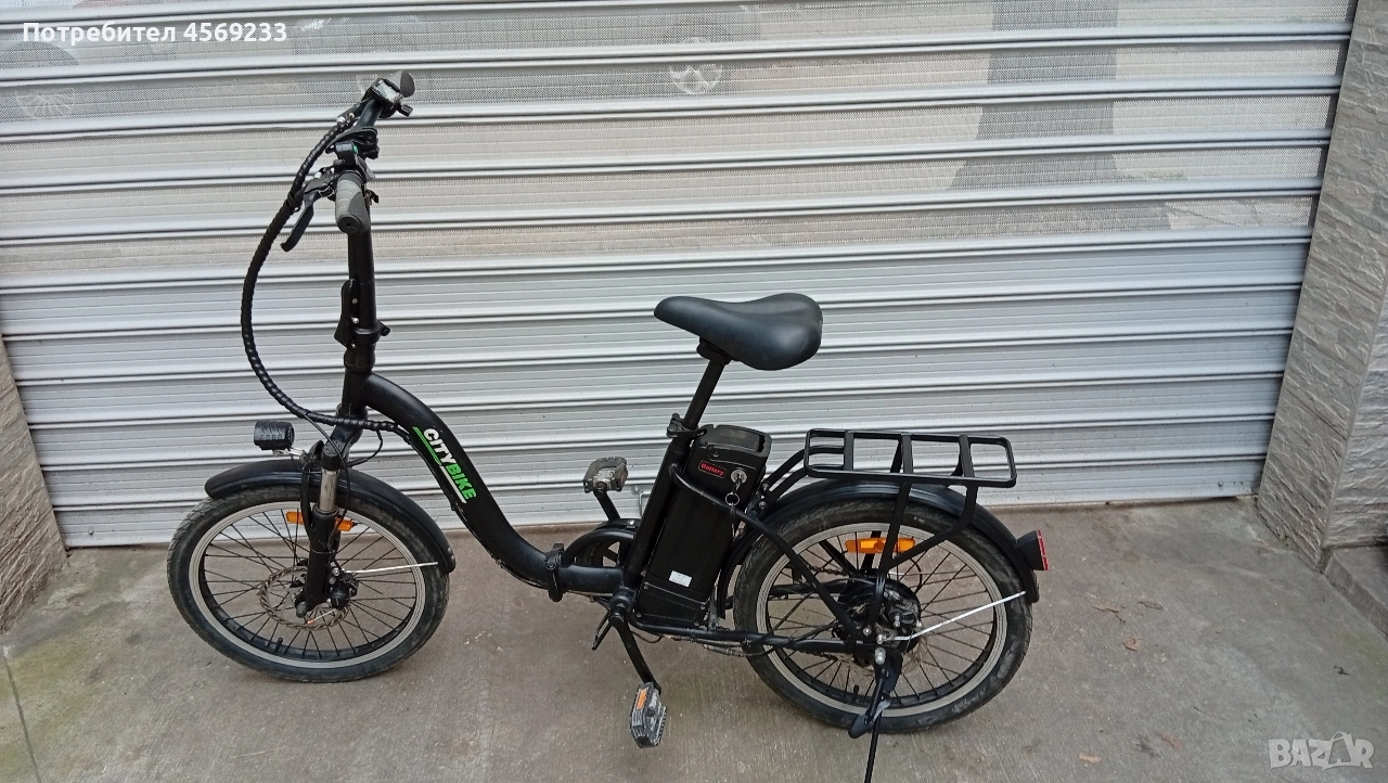 сгъваем електрически велосипед, снимка 1